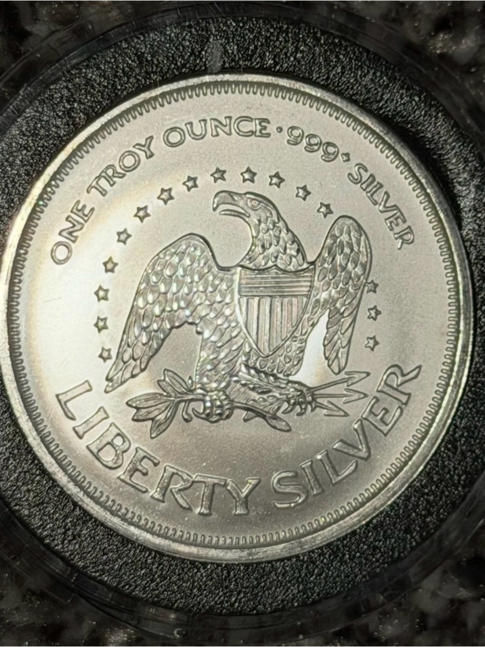 Liberty Silver One Troy Ounce .999 Silver Round - Eagle Design